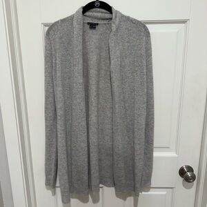 Theory Gray Cashmere Cardigan